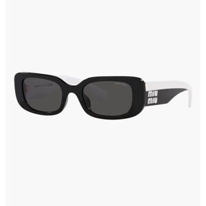 Miu Miu Two-Tone Black and White Sunglasses